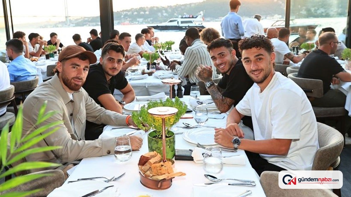 Beşiktaş, Kauno Zalgiris maçı öncesi akşam yemeği düzenledi
