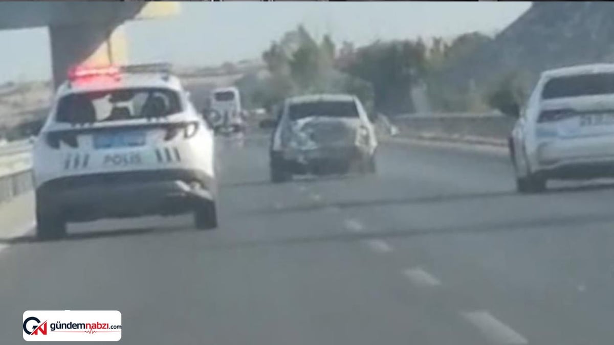 Edirne'de polisin 'dur' ihtarına uymayan araçlar kaza yaptı