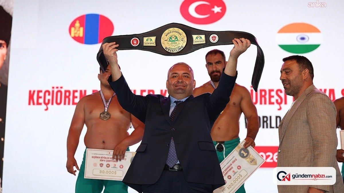 Özarslan, güreşçilere 15 milyon 620 bin lira ödül dağıttı