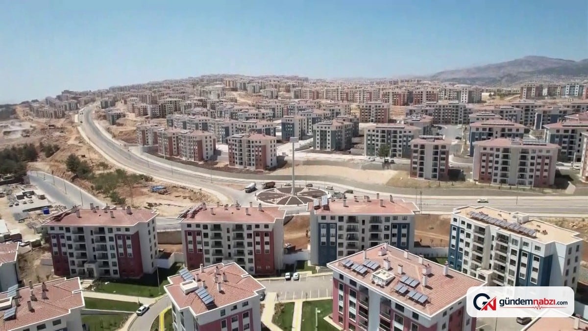 Adıyaman'da deprem konutlarıyla yeni bir şehir kuruldu