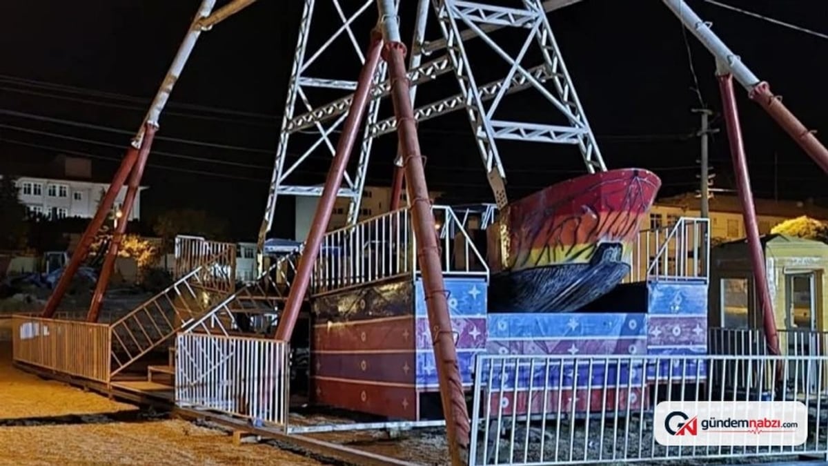 Kırşehir’de lunaparkta iş kazası: Gondoldan düşen işçi yaralandı