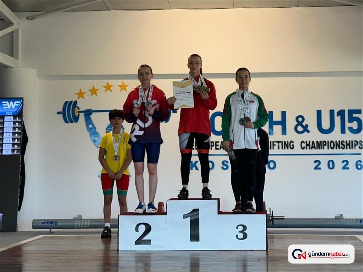 Milli haltercilerden Avrupa'da 6 altın madalya