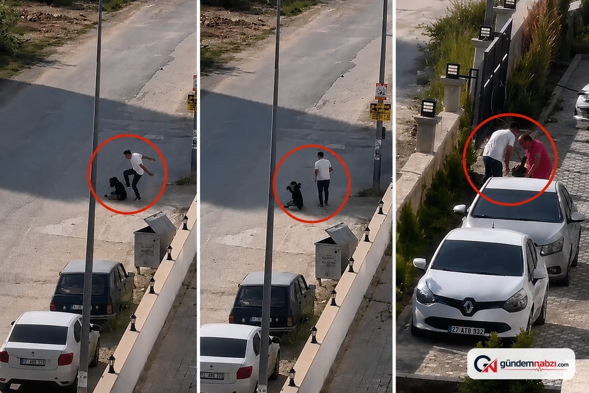 Adana'da sokak ortasında kadına şiddet uygulayan şüpheli gözaltına alındı