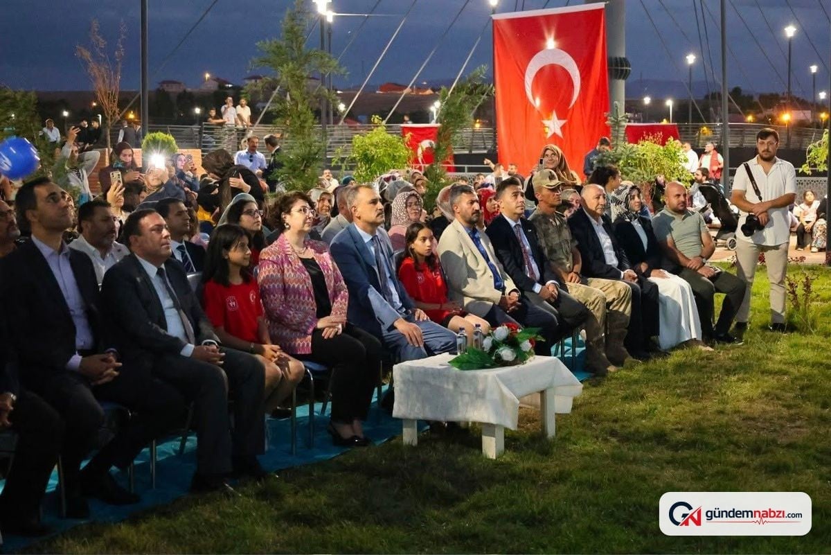 Ağrı'da Bakan Murat Kurum Millet Bahçesi açıldı