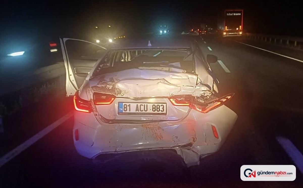 Bilecik'te tır otomobile çarptı: 3 yaralı