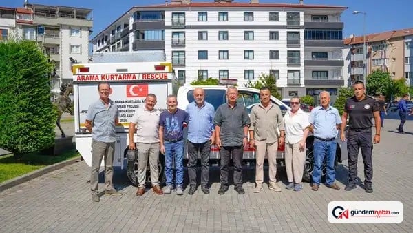 Zonguldak'a Japonya'dan arama kurtarma aracı geldi