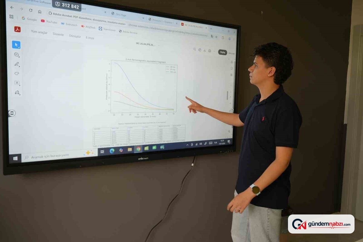 Niğdeli liseden akciğer kanserinde erken tanı projesi