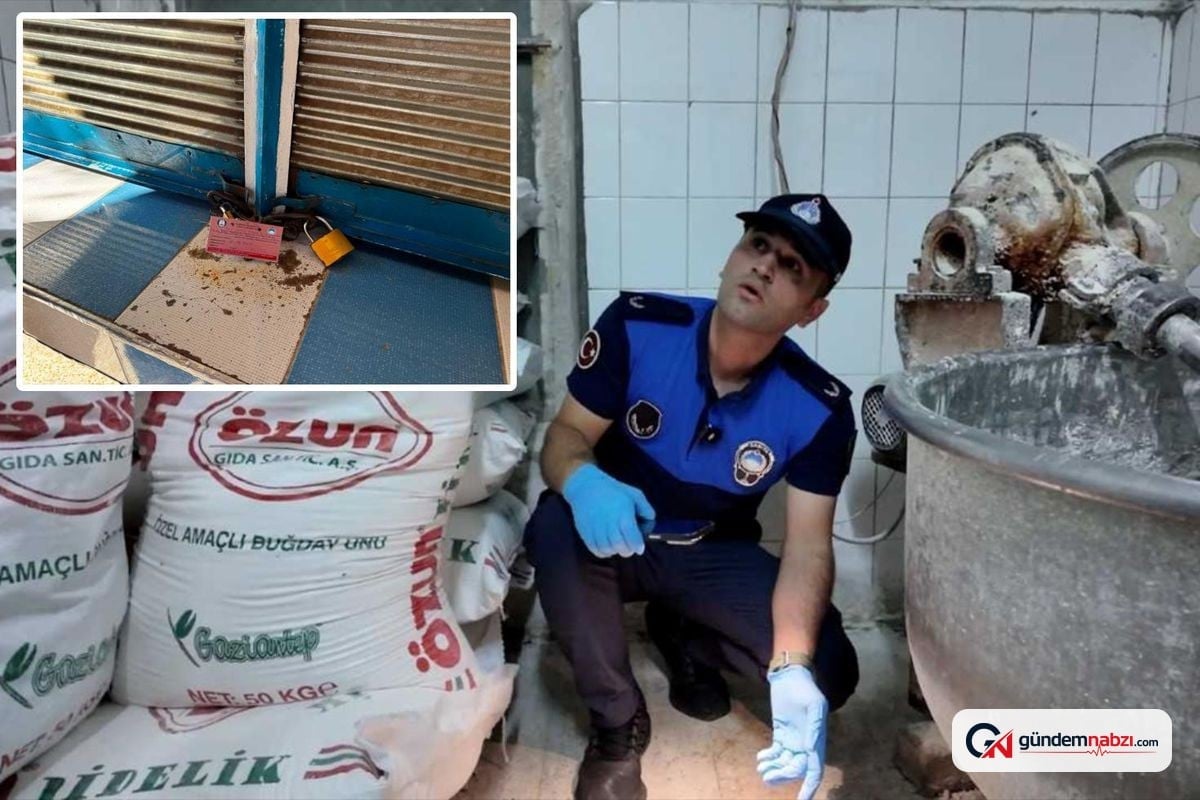 Gaziantep'te hijyen kurallarına uymayan fırın 7 gün kapatıldı