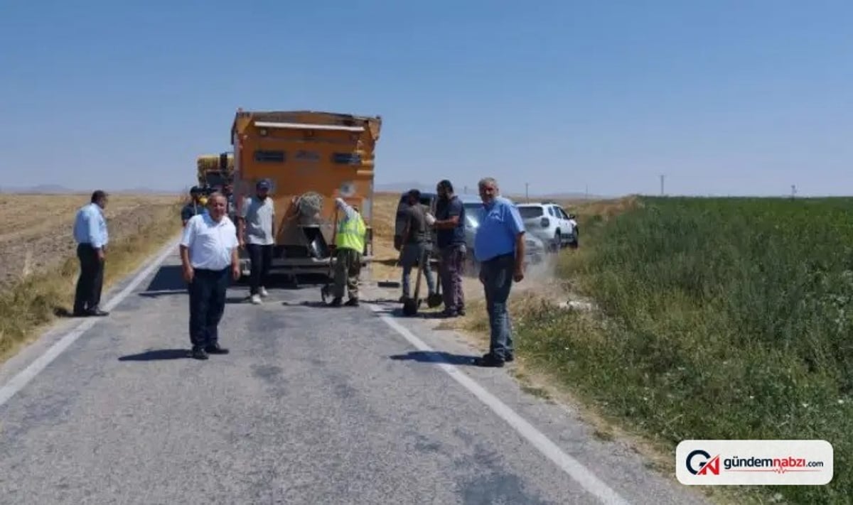 Konya'da mahalle yolları için asfalt çalışması başladı