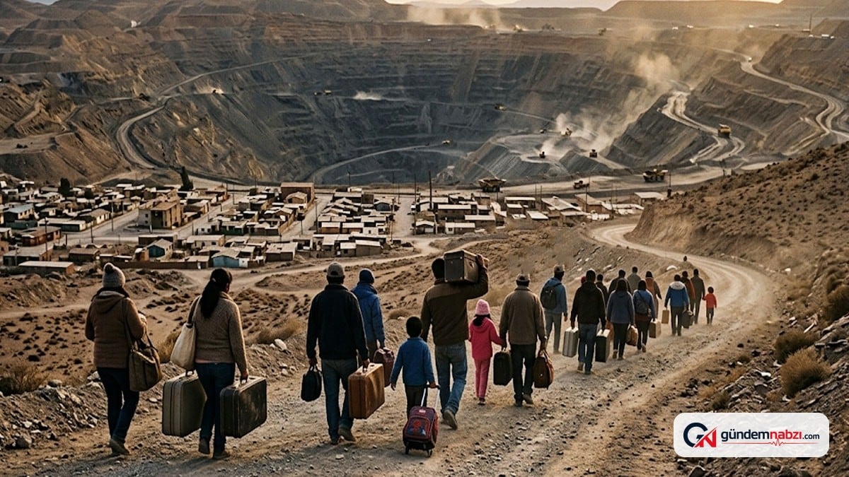 Şili'de maden genişlemesi kasabayı boşalttı