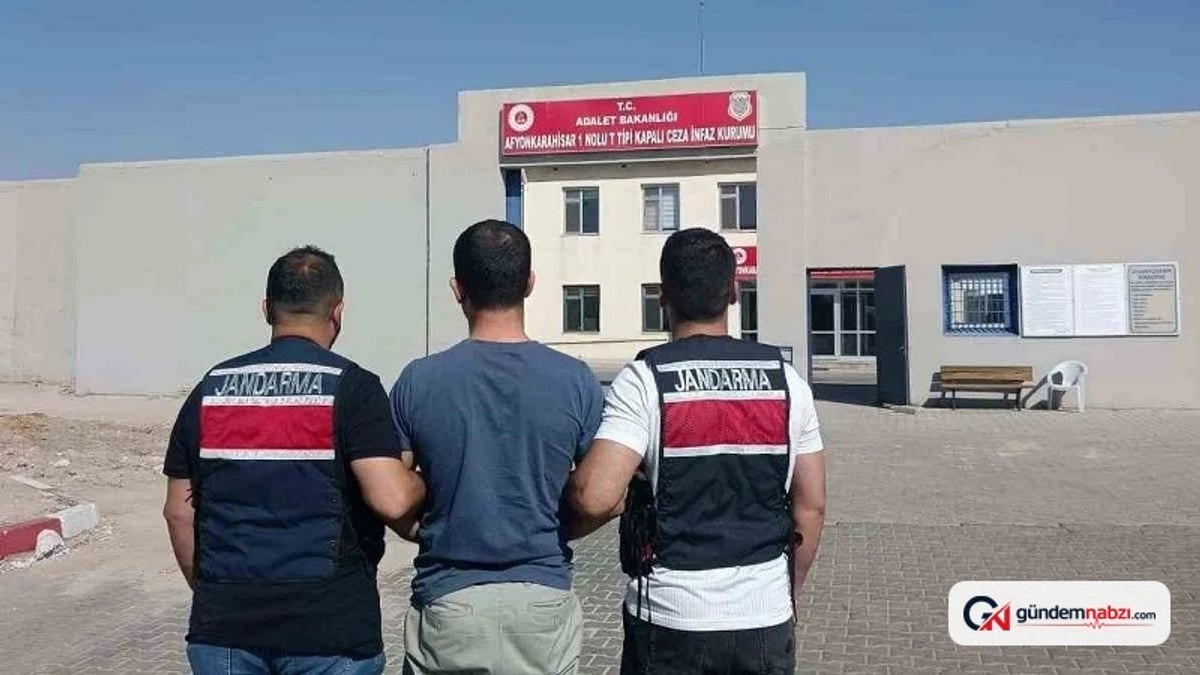 Afyonkarahisar'da FETÖ hükümlüsü S.U. yakalandı