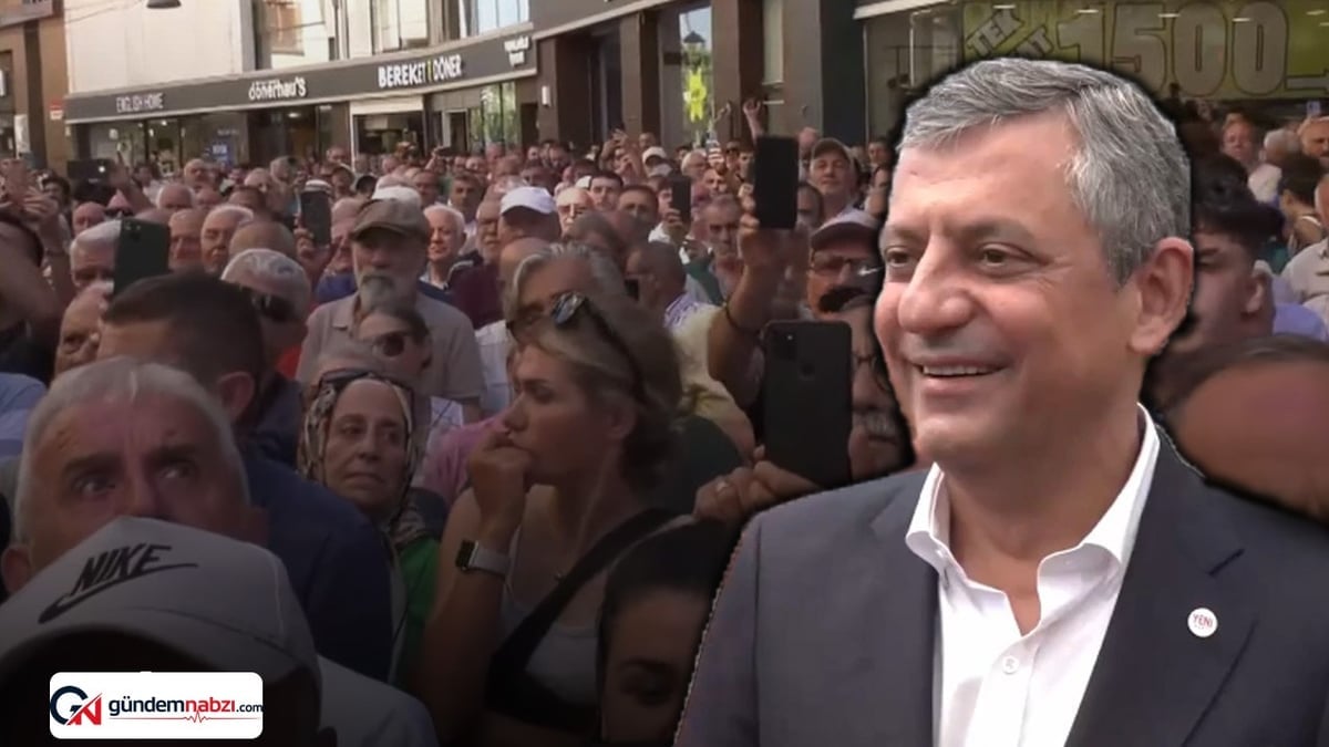 Özgür Özel, Trabzon'da esnafla buluştu: İktidarla didişmeye niyetimiz yok