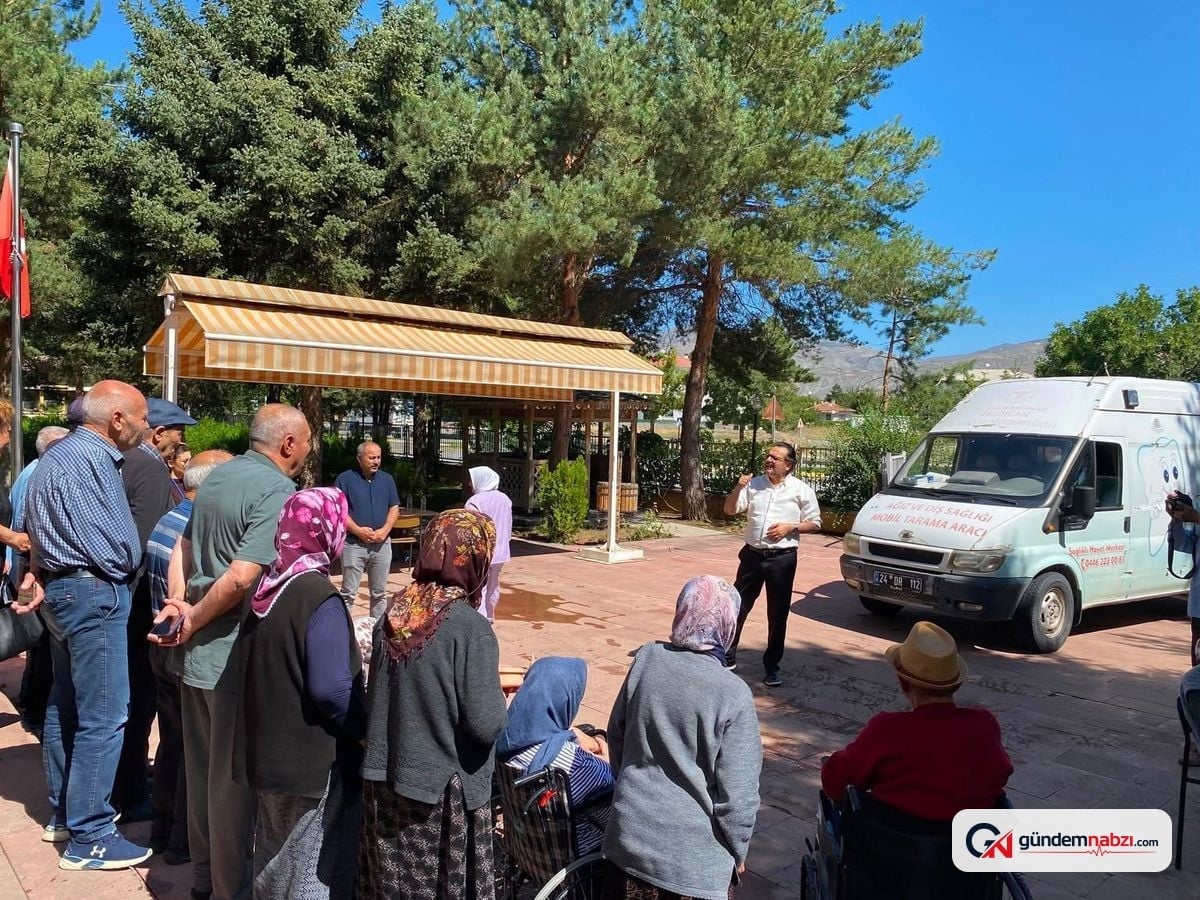 Erzincan'da Huzurevi sakinlerine sağlık ve farkındalık eğitimi verildi