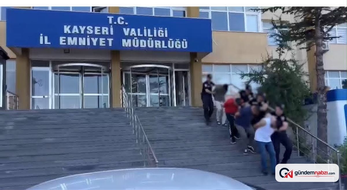 Kayseri'de İHA destekli operasyonda 4 şüpheli tutuklandı