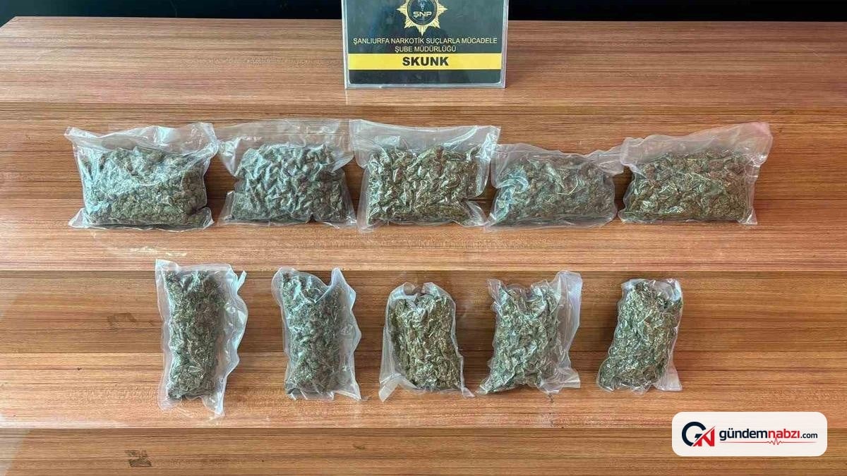 Şanlıurfa'da uyuşturucu operasyonu: 1 kişi tutuklandı