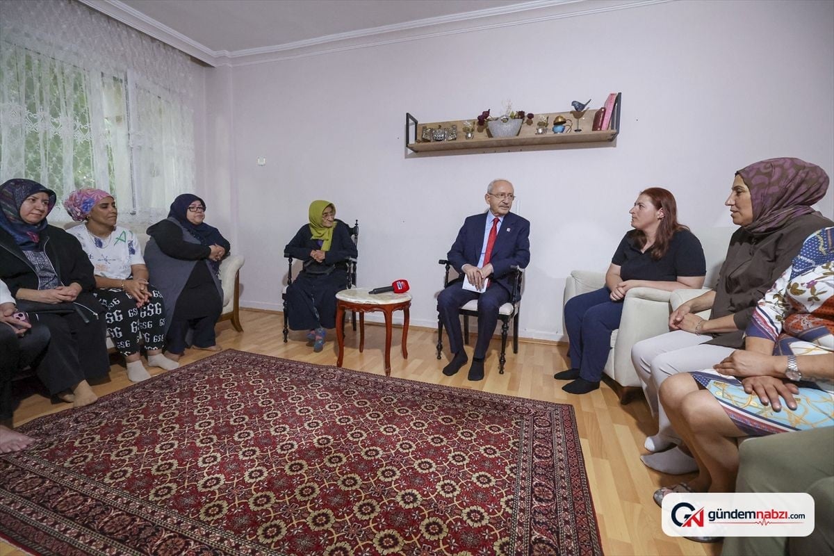 Kılıçdaroğlu ev işçisi kadınlarla buluştu