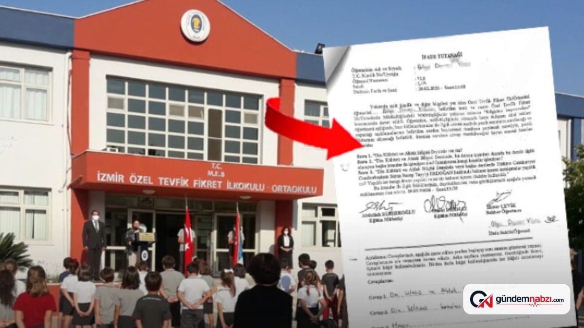İzmir okullarında öğrencilere velisiz ifade alındı