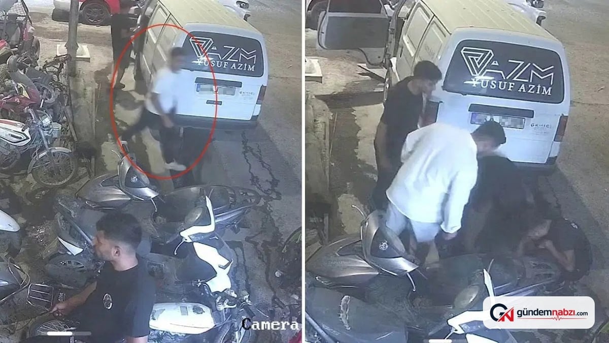 Kahramanmaraş'ta tamirhanede kanalın içine düştü