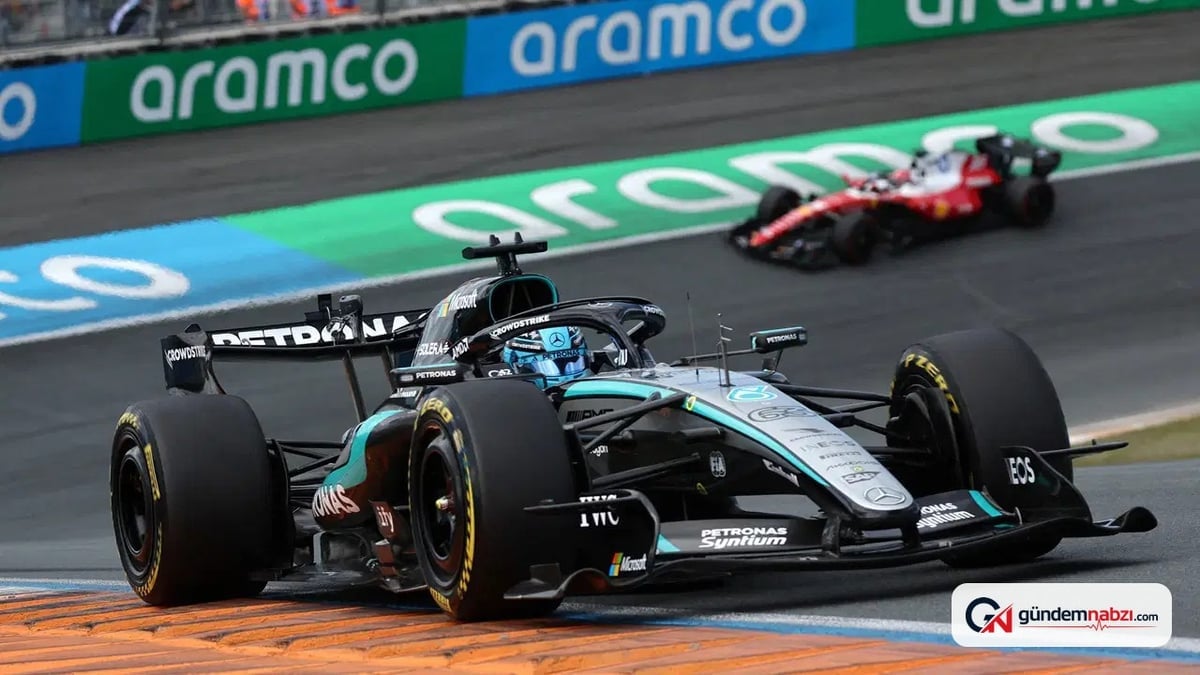 George Russell, Formula 1 Hollanda GP'de sprint yarışını kazandı