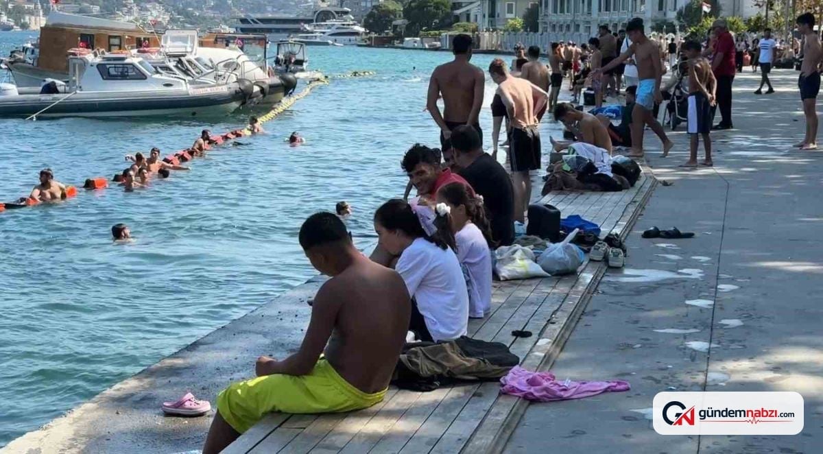 Sıcak hava İstanbul'da sahilleri doldurdu