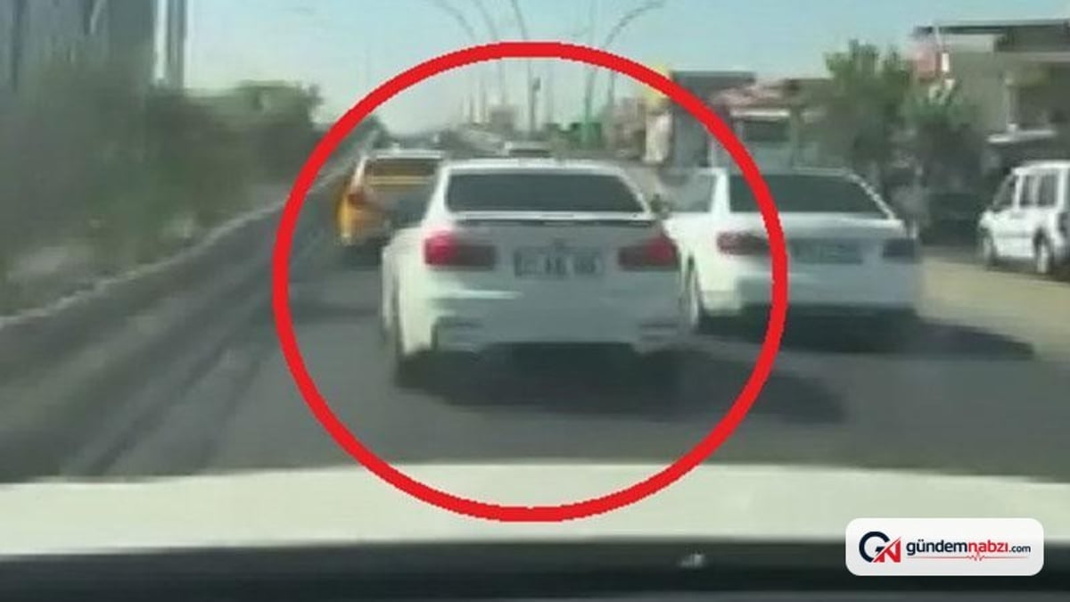Diyarbakır'da trafikte makas atan sürücü