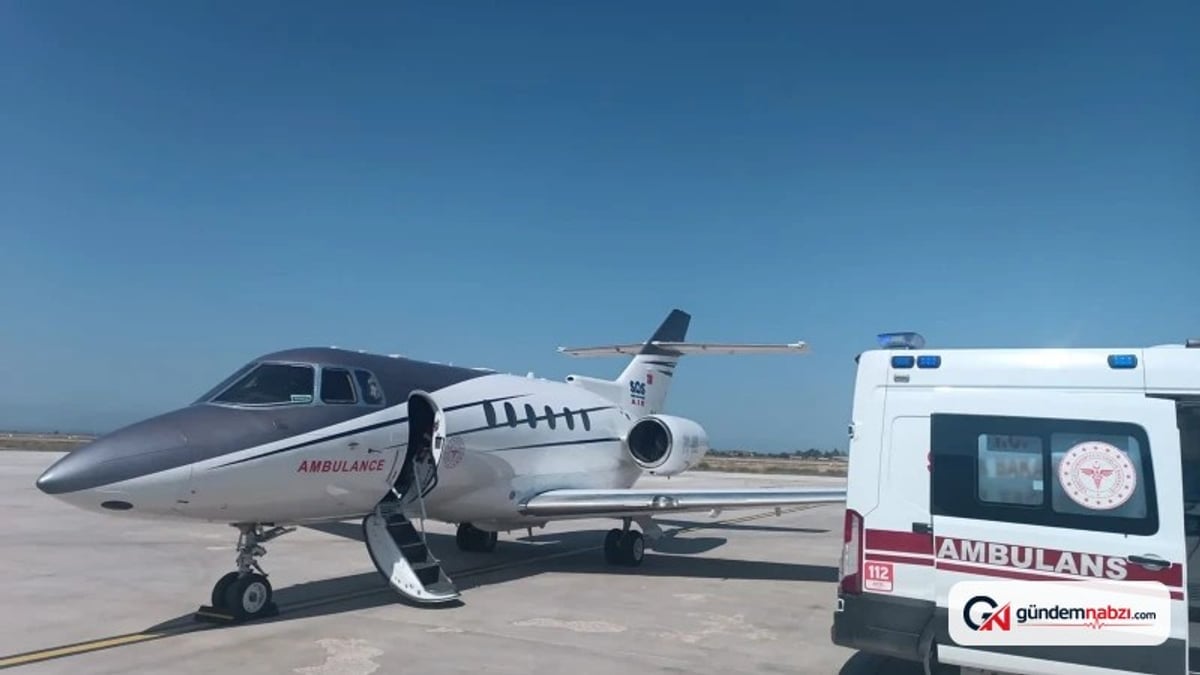 Van'da bir aylık bebek ambulans uçakla Ankara'ya sevk edildi