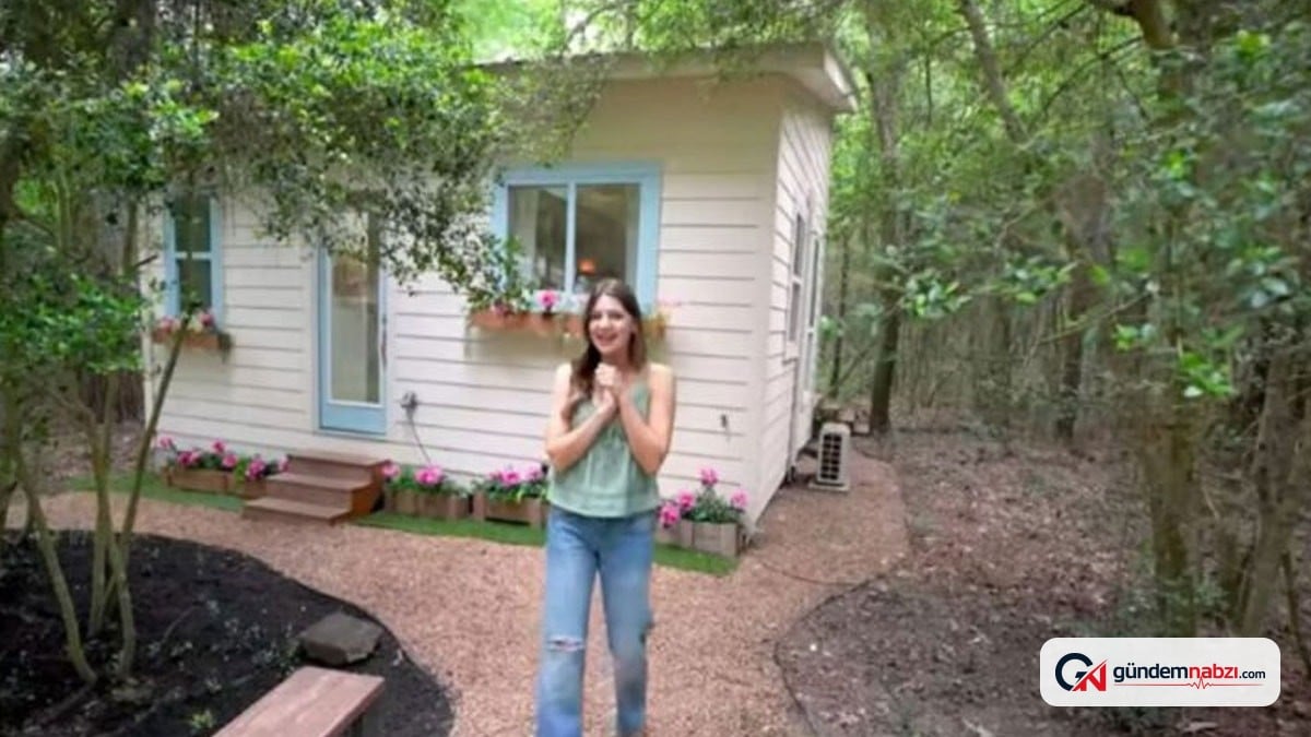 19 yaşındaki Annie Rose 39 bin euroya tiny house yaptı