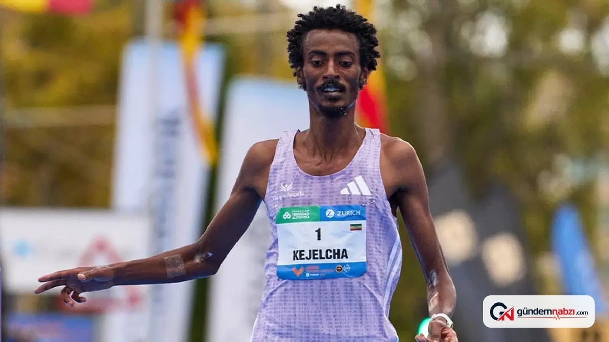 Yomif Kejelcha Yarı maraton dünya rekorunu kırdı