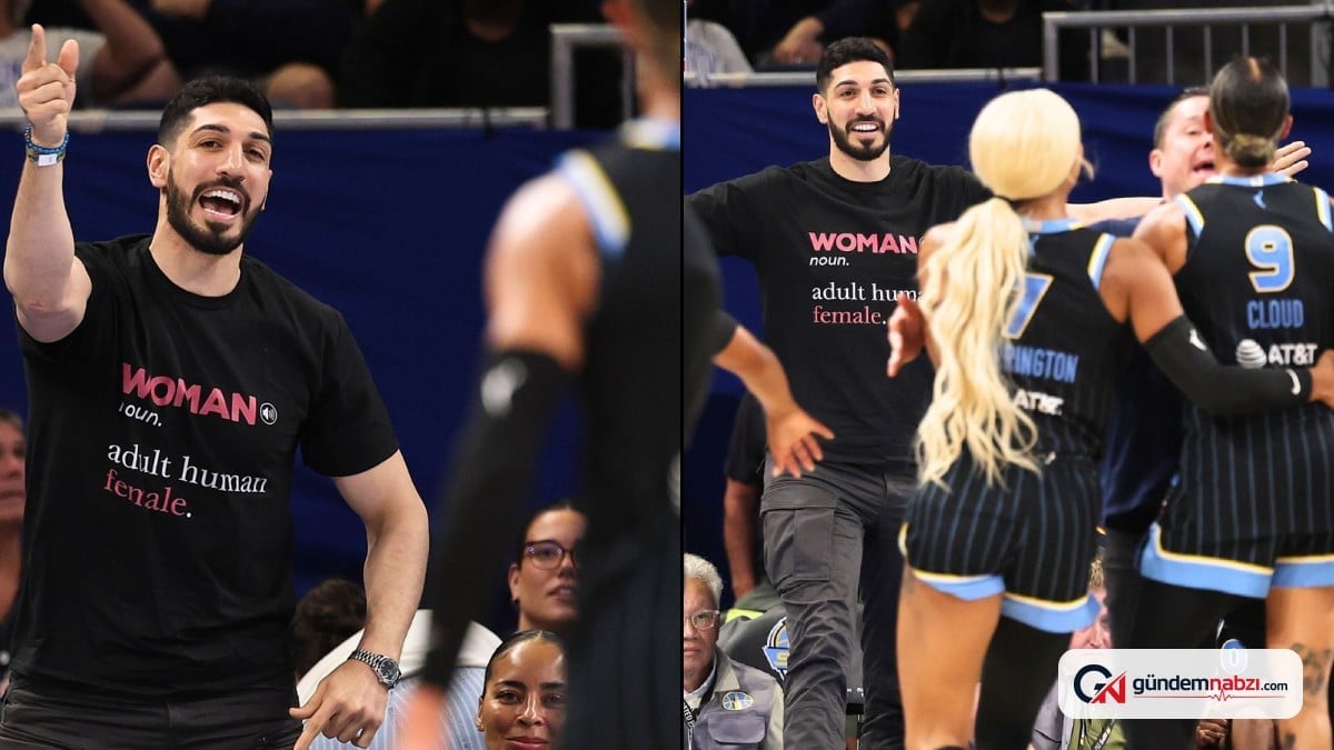 Enes Kanter kadın basketbol maçından çıkarıldı