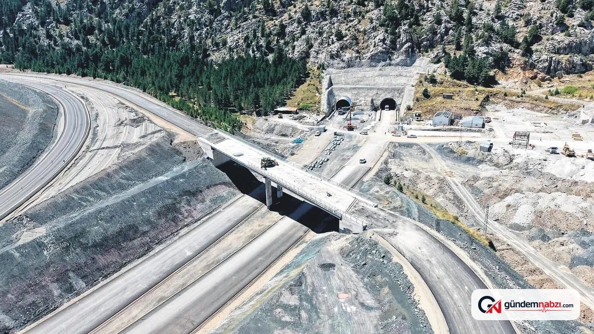 Alacabel Tüneli kışın hizmete girmeye hazırlanıyor
