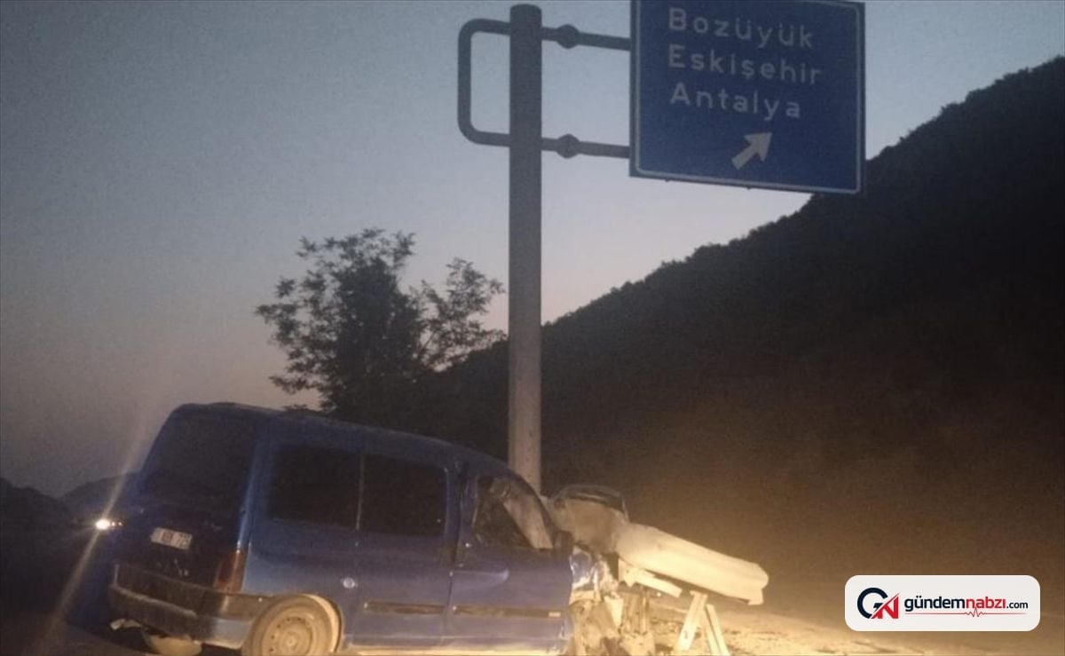 Bilecik Bozüyük'te iki ayrı kazada 3 kişi yaralandı