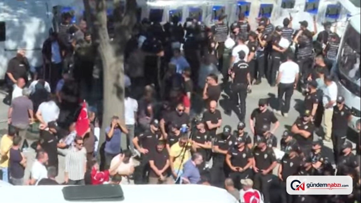 Ankara'da gaziler otobüslere bindirildi