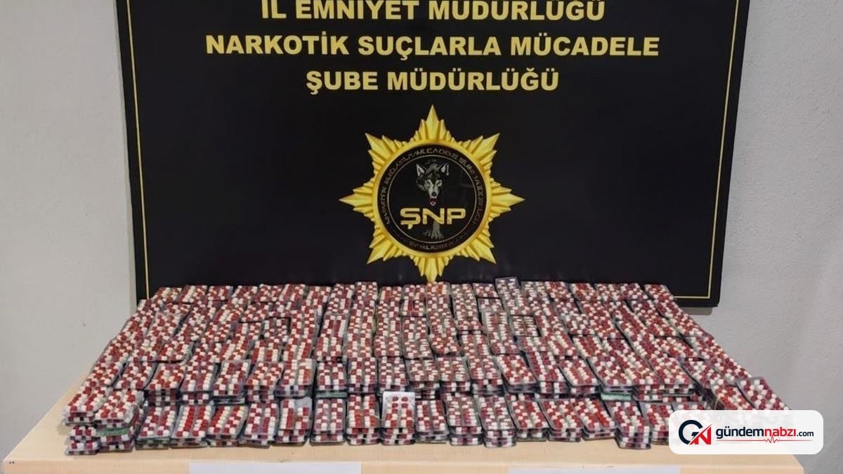 Şanlıurfa'da 13 bin uyuşturucu hap ele geçirildi
