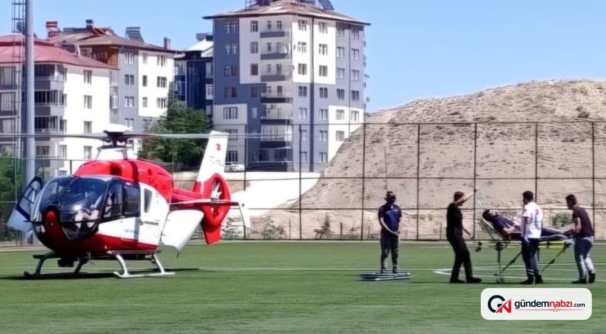 Malatya'da kalp krizi geçiren hasta hava ambulansıyla sevk edildi