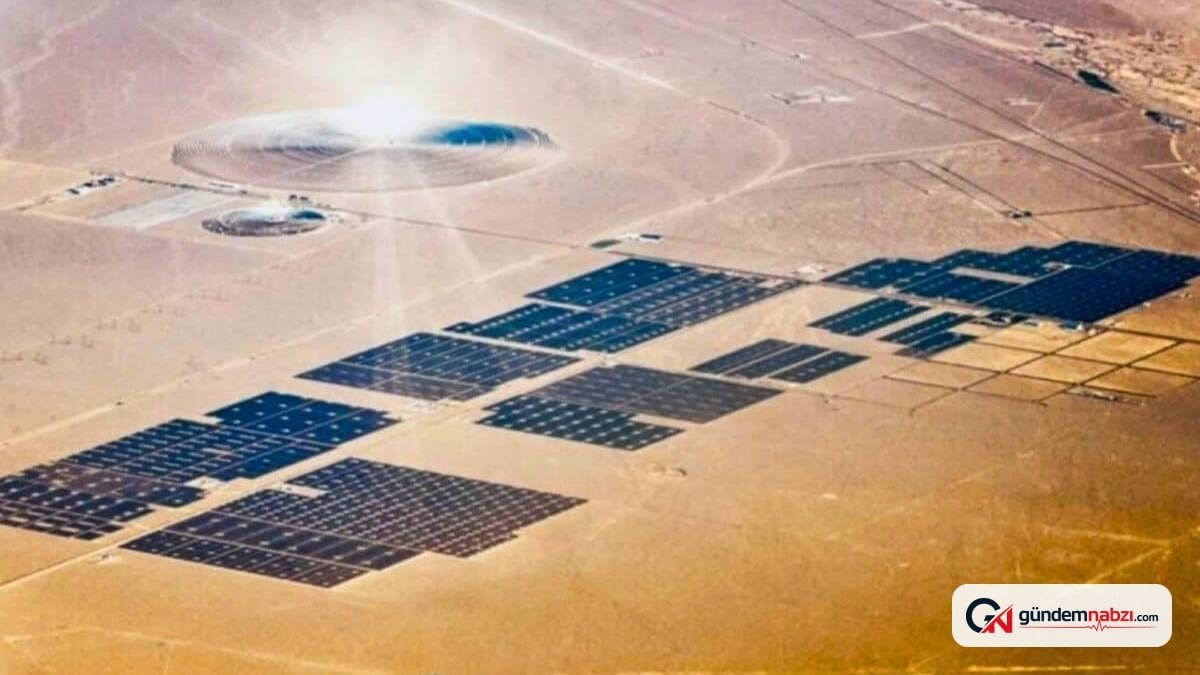 Çin'deki güneş enerjisi santrali kurak bölgeyi yeşertti