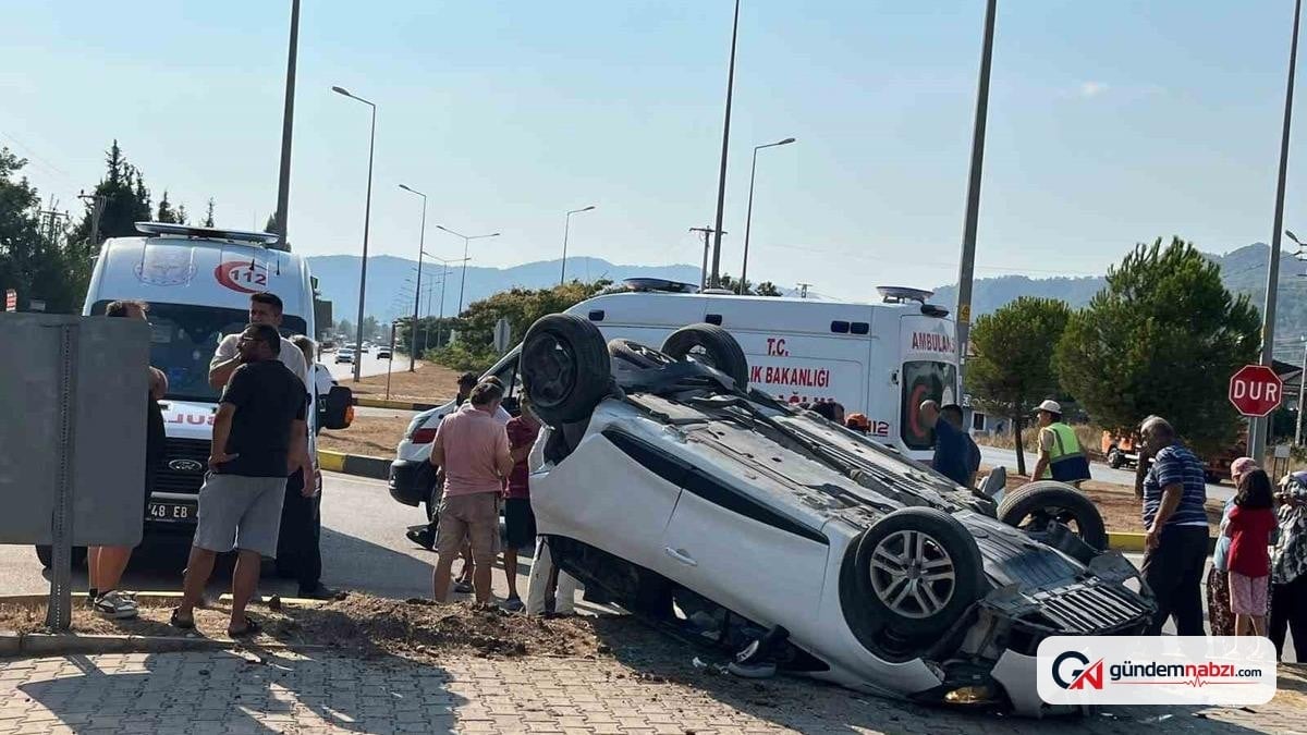 Muğla'da Tır ile otomobil çarpıştı: 4 yaralı