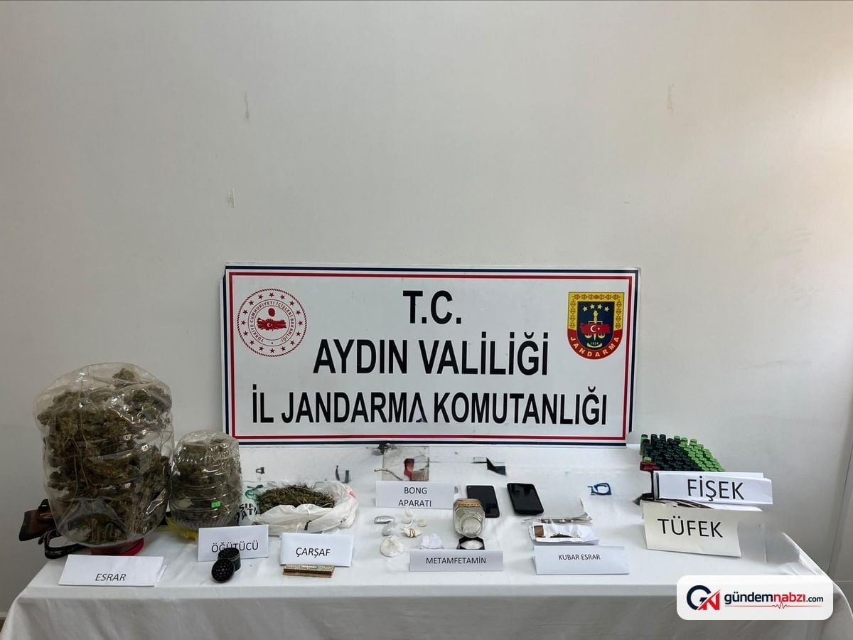 Kuşadası'nda uyuşturucu operasyonunda 4 kişi tutuklandı