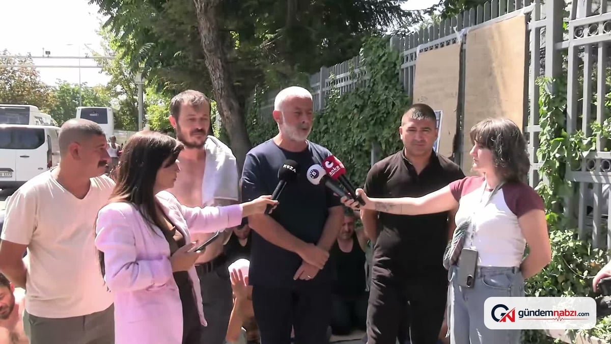 Madenciler Enerji Bakanlığı önündeki direnişi 15. günde sürdürdü