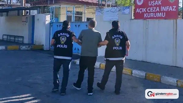 Uşak'ta 26 yıl hapis cezasıyla aranan hükümlü yakalandı