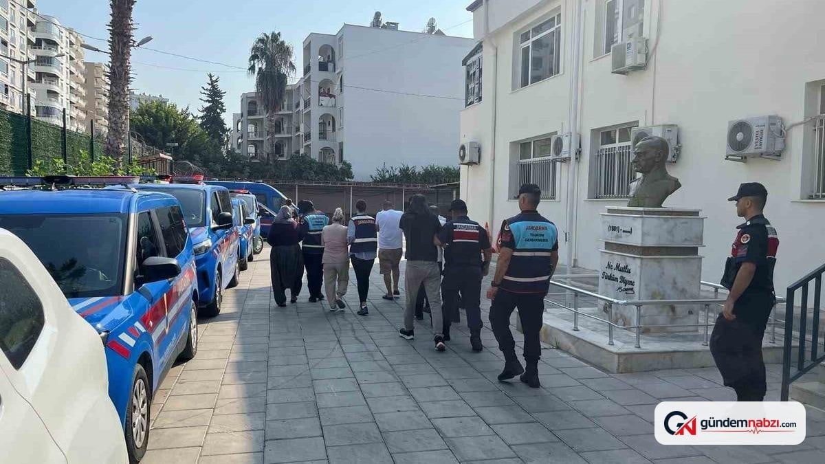 Mersin Erdemli'de fuhuş operasyonunda 5 tutuklama
