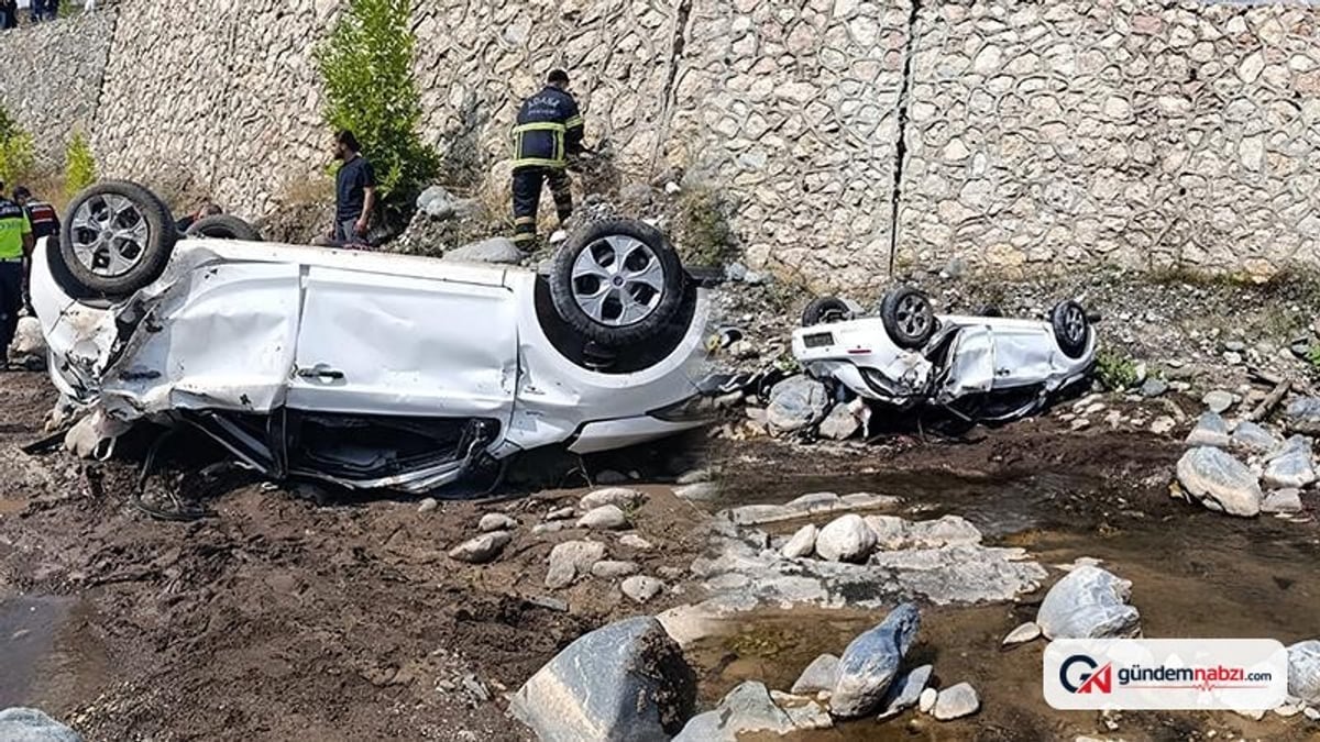Adana Aladağ'da otomobil dereye uçtu: 2 ölü, 1 yaralı