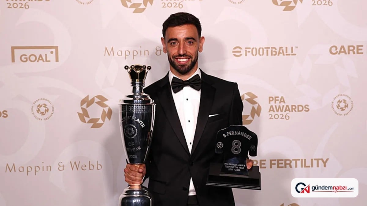 Bruno Fernandes PFA yılın oyuncusu ödülünü kazandı