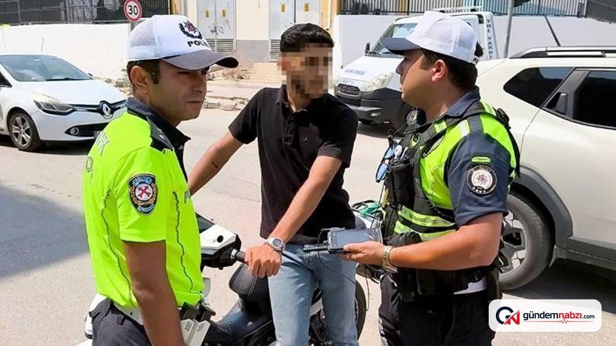 Motosiklet sürücüsüne 80 bin lira ceza