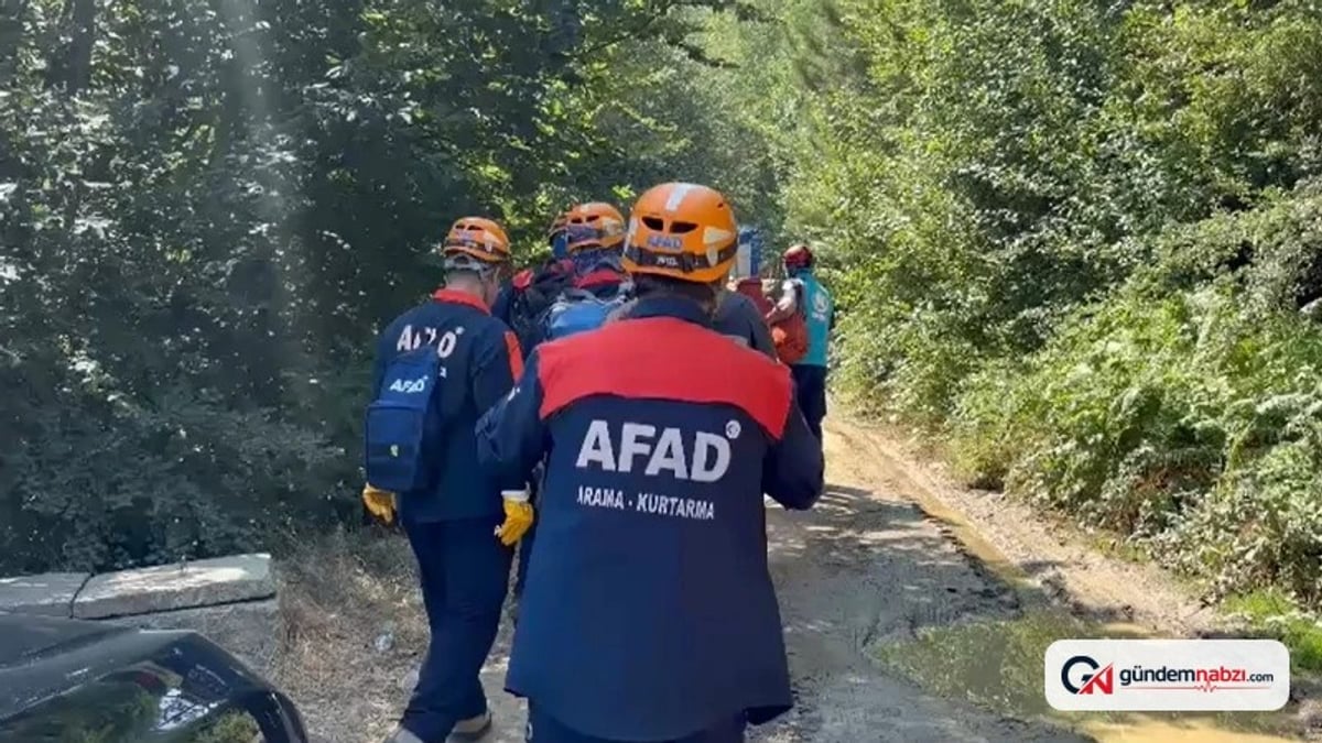 Bursa'da ormanda düşüp ayağını kıran yaşlı adam kurtarıldı