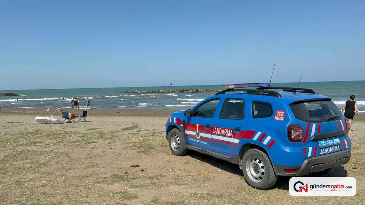 Samsun'un 19 Mayıs ilçesinde 4 kişi akıntıya kapılarak hastaneye kaldırıldı
