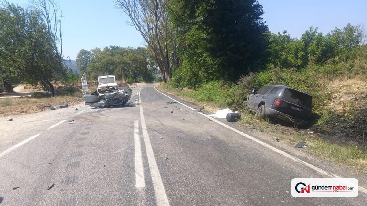 Manisa'da İki kardeş trafik kazasında öldü