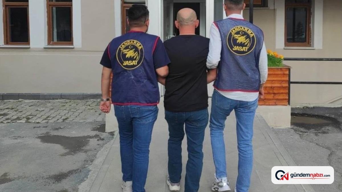 Bayburt'ta 12 yıl 6 ay hapis cezası bulunan hükümlü yakalandı