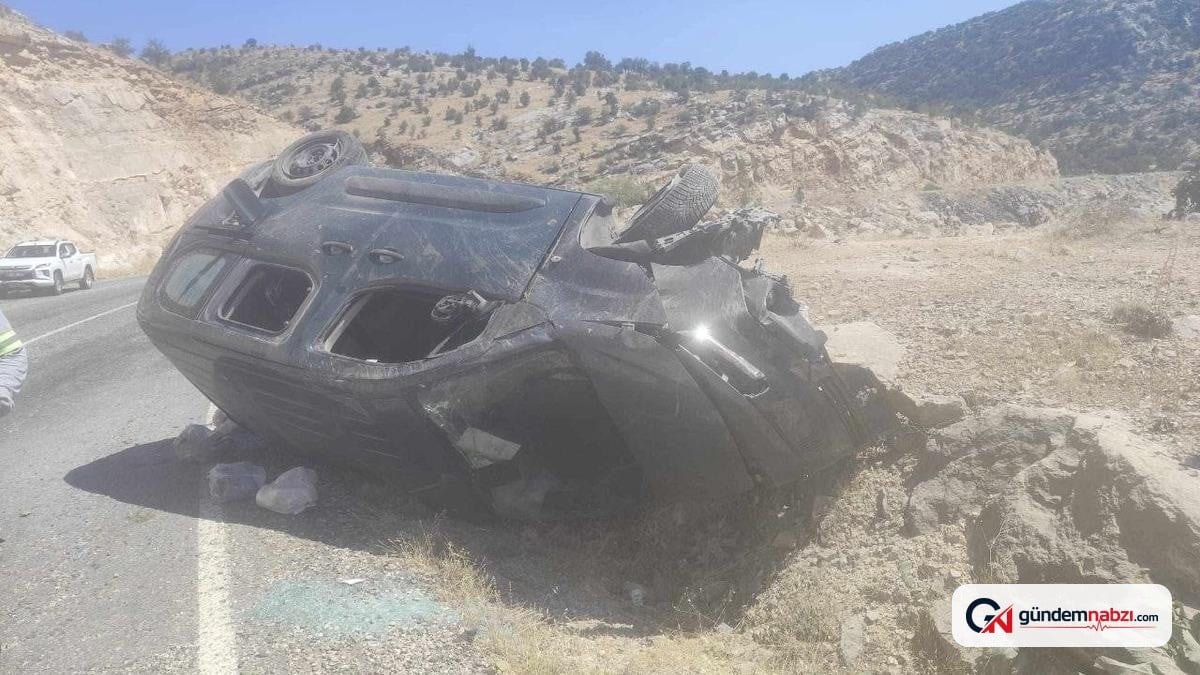 Batman’ın Gercüş ilçesinde yaşanan trafik kazasında 2 kişi yaralandı
