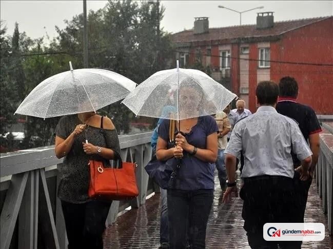 İstanbul'da Cuma ve cumartesi sağanak yağış var