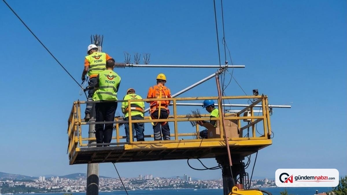 153 yıllık demiryolunda leylekler için elektrik hatlarına yeni tedbirler alındı